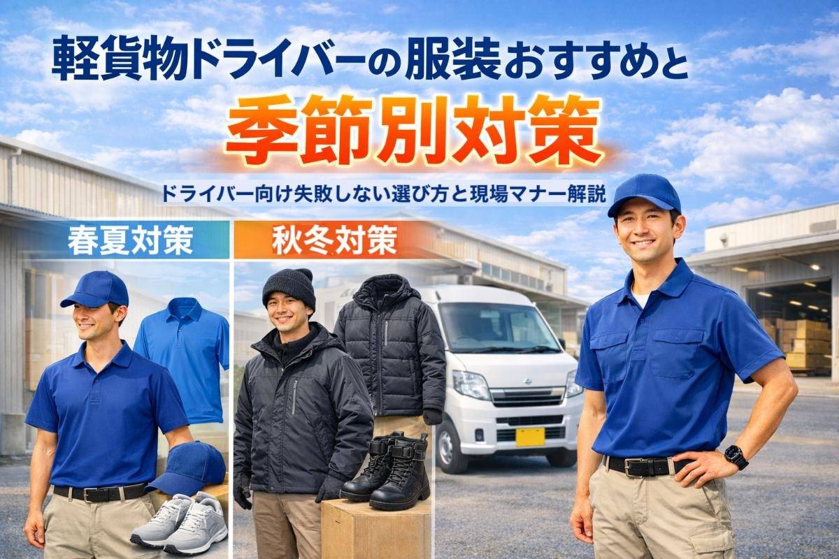 軽貨物ドライバーの服装おすすめと季節別対策｜ドライバー向け失敗しない選び方と現場マナー解説