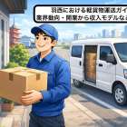 羽西における軽貨物運送ガイド｜業界動向・開業から収入モデルなどを解説